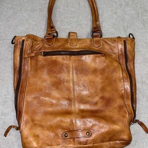 Bed Stu Leather Purse with matching wallet